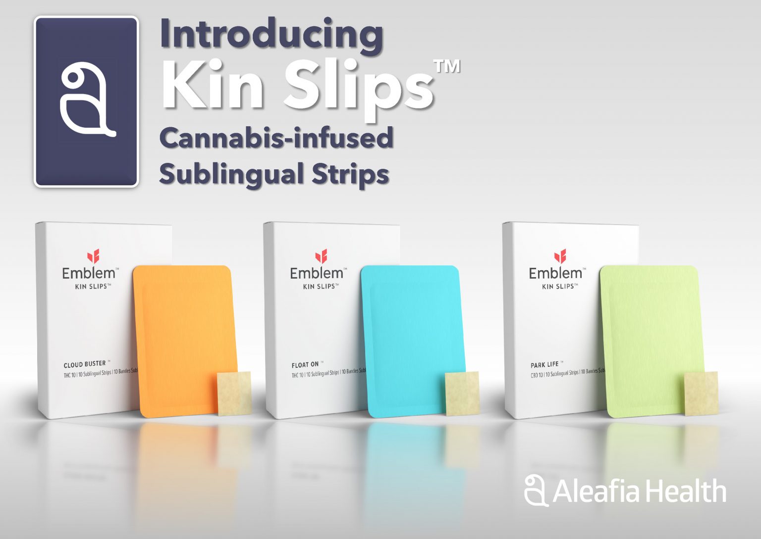 Aleafia Health Launches Kin Slips® Rapid Onset CannabisInfused
